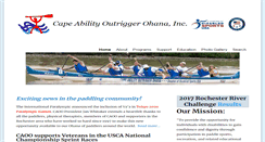 Desktop Screenshot of adaptivecanoeing.org