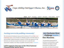 Tablet Screenshot of adaptivecanoeing.org